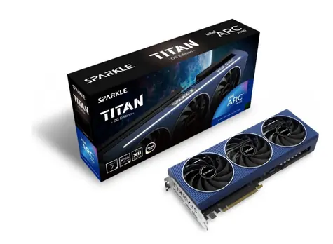Sparkle Intel Arc A750 Titan OC Edition 8G / 2050 MHz / 8GB GDDR6 / 256-bit / 1x HDMI + 3x DP / (8+8)
