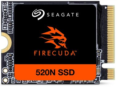 Seagate FireCuda 520N 1TB / M.2 2230 NVMe / R: 4800MBps / W: 4700MBps / IOPS: 800K & 900K / MTBF: 1.8 / 5y 
