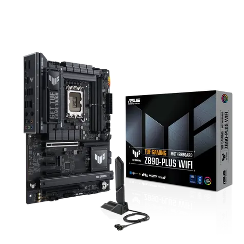 Asus TUF GAMING Z890- PLUS WIFI / Z890 / LGA 1851 / 4X DDR5 / PCIex16 / 2.5GALN / ATX
