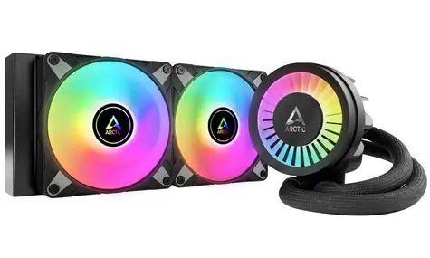 ARCTIC Liquid Freezer III - 240 A-RGB čierna / 2x 120mm / 22.5 dB @ 2000 RPM / 48.8 CFM / AMD + Intel 