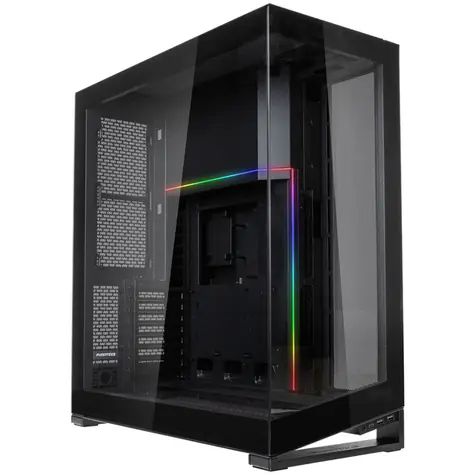 PHANTEKS NV Series NV7 čierna / E-ATX / 2x USB-A 3.2 / 1x USB-C 3.1 / D-RGB / bez zdroja / priehľadná bočnica 