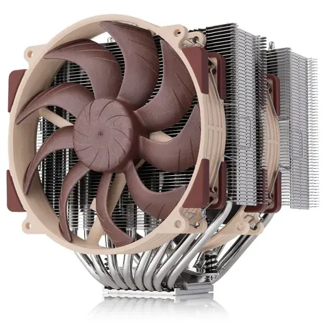 Noctua NH-D15 G2 hnedá / 2x 140mm / 1500 RPM @ 24.8 dB / TDP 250W / AMD + Intel