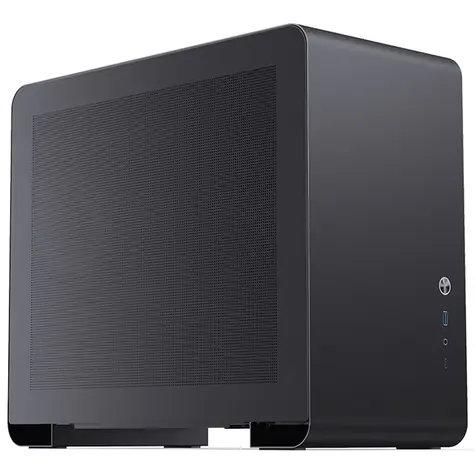 Jonsbo U4 Mini Mesh čierna / Micro-ATX / 1x USB-A 3.0 / 1x USB-C 3.1 / bez zdroja 