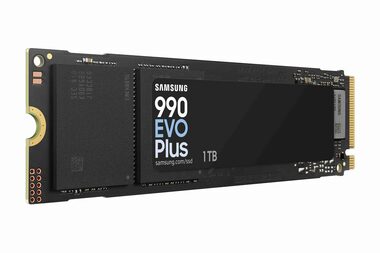 Samsung 990 EVO PLUS 1TB / SSD / M.2 NVMe PCI-E 4.0 / TLC / R: 7150 MBps / W: 6300 MBps / IOPS: 850K&1350K / 5y