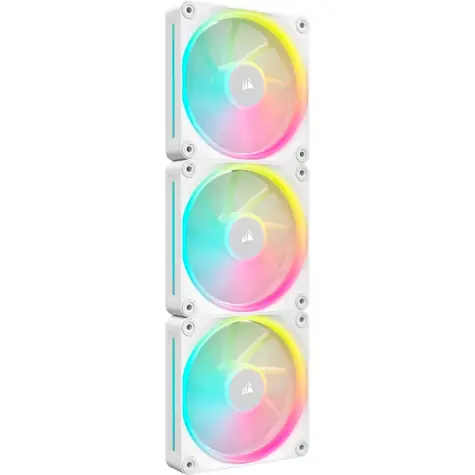 Corsair iCUE LINK LX120 RGB 3ks biela / 120mm / Magnetic Dome Bearing / 2400 RPM / 69.9 CFM / 4-Pin