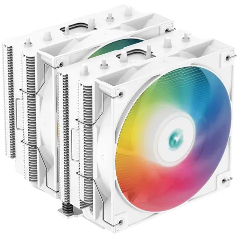 DEEPCOOL AG620 ARGB biela / 2x 120mm / Hydro Bearing / 29.4 dB @ 1850 RPM / 67.88 CFM / AMD + Intel