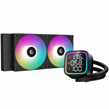 DEEPCOOL LD240 čierna / 2x 120mm / Hydro Bearing / 38.71 dB @ 2400 RPM / AMD + Intel