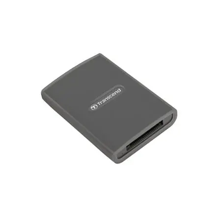 Transcend RDE2 sivá / čítačka pamäťových kariet CFexpress Type B / USB-C 3.2 (Gen 2x2)