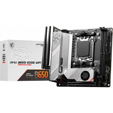 MSI MPG B650 EDGE WIFI / B650 / AM5 / 2x DDR5 / PCIEx16 / 2.5 GLAN / Wi-Fi / Mini-ITX