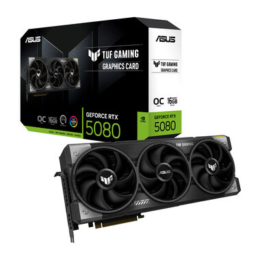 Asus TUF Gaming GeForce RTX 5080 16GB OC / 2407MHz / 16GB GDDR7 / 256-bit / 2x HDMI + 3x DP / 850W (16)
