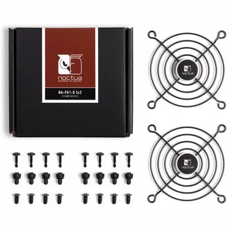 Noctua NA-FG1-8 SX2 (2ks) čierna / Mriežka pre ventilátor / 80 mm