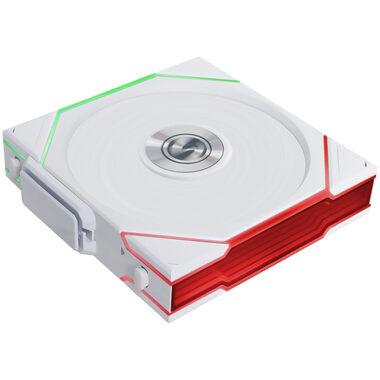 Lian Li UNI FAN TL Wireless Fan Reverse Blade biela / 120mm / Fluid Dynamic Bearing / 34dB @ 2300 RPM / 83.4 CFM / ARGB