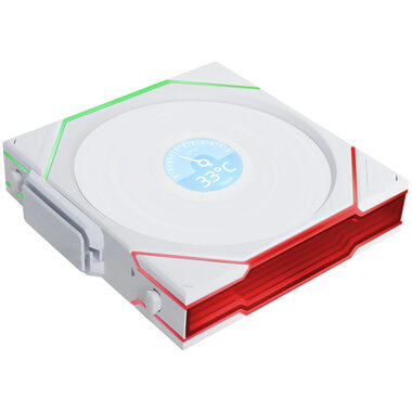 Lian Li UNI FAN TL Wireless LCD Fan Reverse Blade biela / 120mm / Fluid Dynamic Bearing / 31 dB @ 1900 RPM / 54.3 CFM