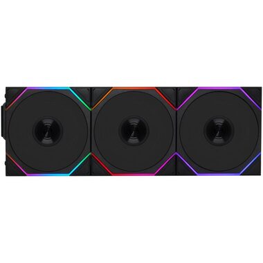 Lian Li UNI FAN TL Wireless Fan 3ks čierna / 120mm / Fluid Dynamic Bearing / 33 dB @ 2600 RPM / 90.1 CFM / 4-Pin PWM