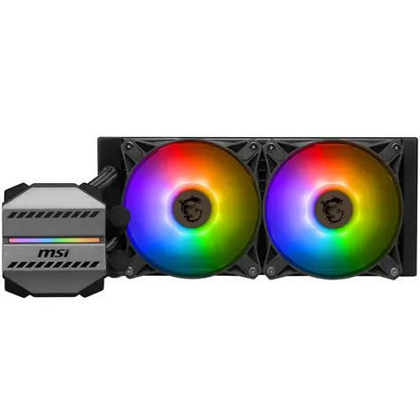 MSI MAG Core Liquid M240 čierna / 2x 120mm / 20 dB @ 2000 RPM / AMD + Intel