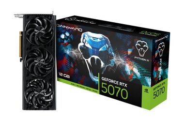 Gainward GeForce RTX 5070 Python III 12GB / 2512MHZ / 12GB GDDR7 / 192-bit / 1x HDMI + 3x DP / 650W (16)