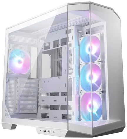 MSI MAG PANO 100R PZ biela / ATX / 2x USB-A 3.0 / 4X 120mm ARGB / priehľadná bočnica / bez zdroja