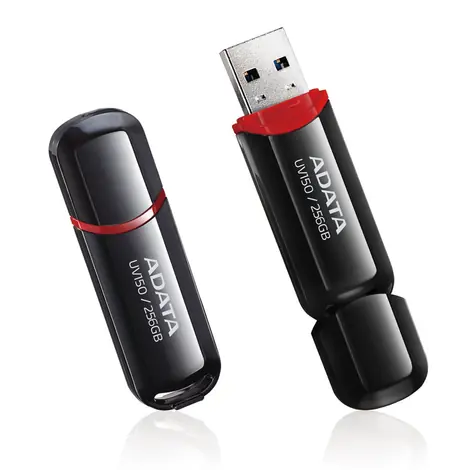 ADATA UV150 256GB Čierna / USB 3.2 / USB-A