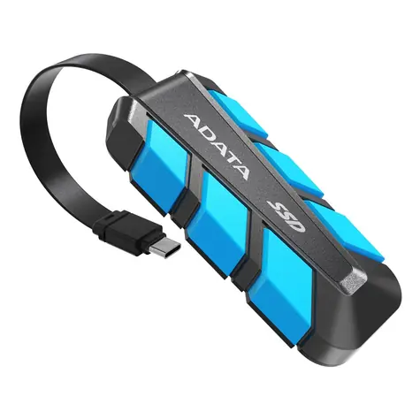 ADATA SC740 500GB modrá / SSD / Externý / čítanie: 1050MBps / zápis: 1000MBps / Type-C 3.2 Gen 2