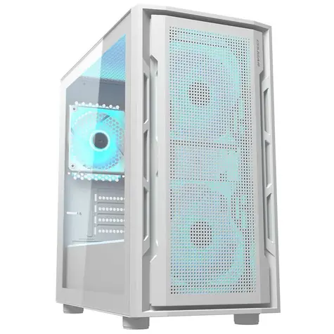 COUGAR Uniface Mini RGB biela / PC skriňa / micro-ATX / mini-ITX / RGB / priehľadná bočnica / bez zdroja