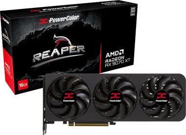 PowerColor Reaper Radeon RX 9070 16GB / 2520 MHz / 16GB GDDR6 / 256-bit / 1x HDMI + 3x DP / 550W (8+8)