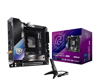 ASRock Z890I NOVA WIFI / Z890 / LGA 1851 / 2x DDR5 / PCIex16 / 1x5GLAN / Mini-ITX