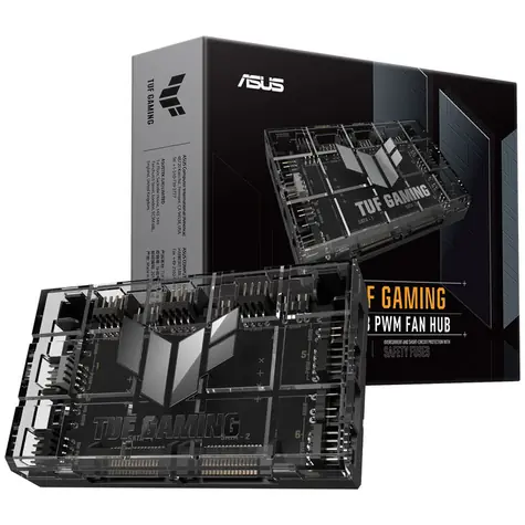 Asus TUF Gaming ARGB Controller / 6x 4-Pin pre ventilátory / 6x 3-Pin ARGB / 2x SATA pre napájanie / RGB osve