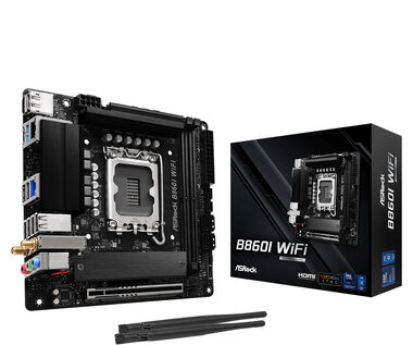 ASRock B860I WiFi / B860 / LGA 1851 / 2x DDR5 / PCIEx 16 / 2.5 GLAN / Wi-Fi / mini-ITX