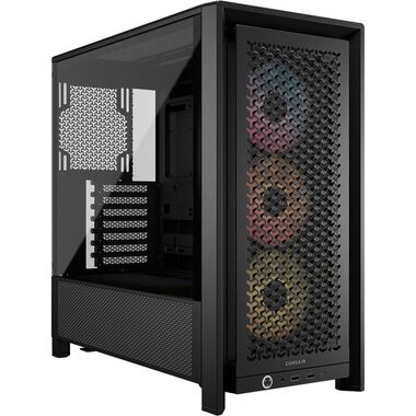 Corsair FRAME 4000D RS ARGB čierna / E-ATX / 1x USB-C 3.2 / 2x USB-A / bez zdroja / priehľadná bočnica