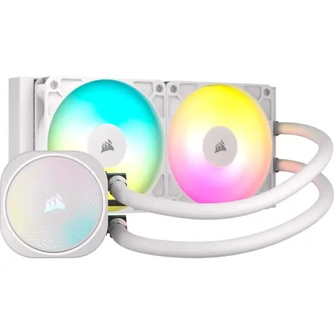 Corsair NAUTILUS ARGB biela / 2x 120mm / 34dB / 300-2100 RPM / 74.4CFM / Intel + AMD / dopredaj