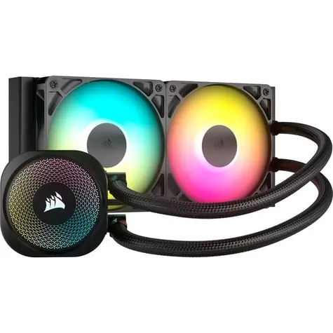 Corsair NAUTILUS ARGB čierna / 2x 120mm / 34dB / 300-2100 RPM / 74.4CFM / Intel + AMD