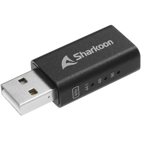 Sharkoon Gaming DAC Pro S V3 čierna / externá zvuková karta / USB / 96kHz / 24 bitov