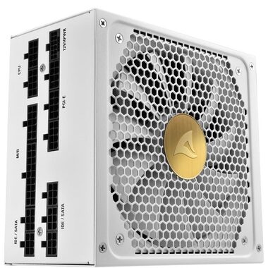 Sharkoon REBEL P30 1000W biela / 80Plus Gold / Modular / 135mm / ATX
