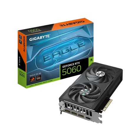 GIGABYTE GeForce RTX 5060 EAGLE OC 8GB / 2677MHz / 8GB GDDR7 / 128-bit / 1x HDMI + 3x DP / 450W (8)