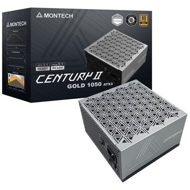 Montech Century II 1050W / ATX 3.1 / 1050W / 80 PLUS Gold / modulárne