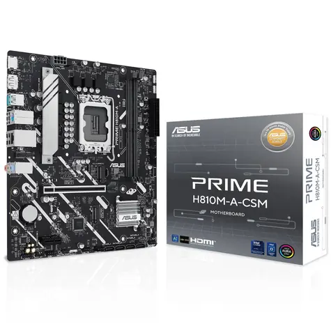 Asus Prime H810-A-CSM / H810 / LGA 1851 / 2x DDR5 / PCIex16 / GLAN / mATX