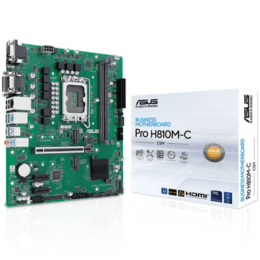 Asus PRE H810M-C-CSM / H810 / LGA 1851 / 2x DDR5 / PCIex16 / GLAN / mATX