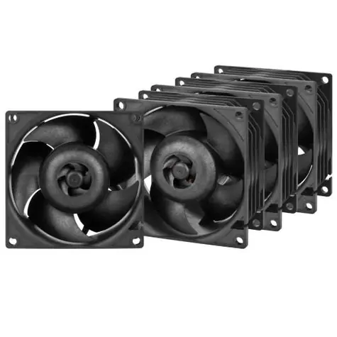 ARCTIC S8038-10K 4ks čierna / 80mm / DBB / 10000 RPM / 102 CFM / 4-Pin PWM