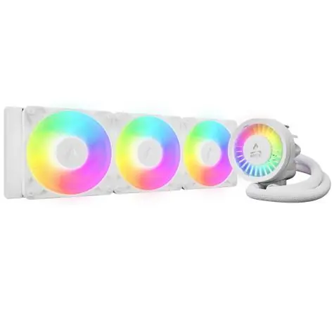 ARCTIC Liquid Freezer III Pro 360 ARGB biela / 3x 120mm / 2500 RPM / 77 CFM / AMD + Intel