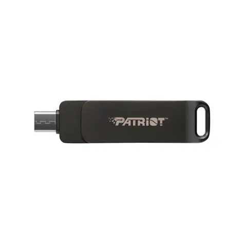 Patriot RAGE R550 64GB čierna / Flash Disk / USB 3.2 / USB-A / USB-C / Prenosová rýchlosť až 100 MBs