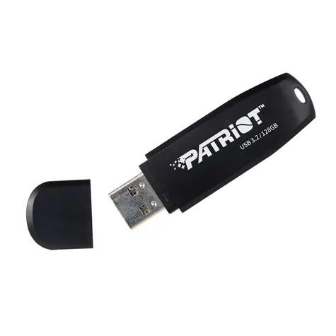 Patriot Xporter Core 128GB čierna / Flash Disk / USB 3.2 / USB-A / Rýchlosť čítania až 80 MBs