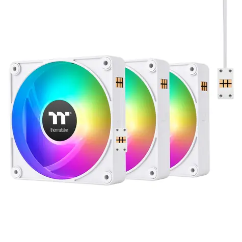 Thermaltake CT140 EX Reverse ARGB 3ks biela / 140mm / Hydraulic Bearing / 1800 RPM / 94 CFM / 4-Pin PWM
