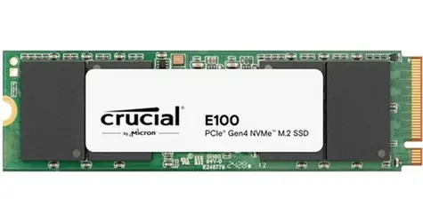 CRUCIAL E100 1TB / M.2 SSD 2280 / PCIe 4.0 / R: 5000MBs / W: 3000MBs / 3y