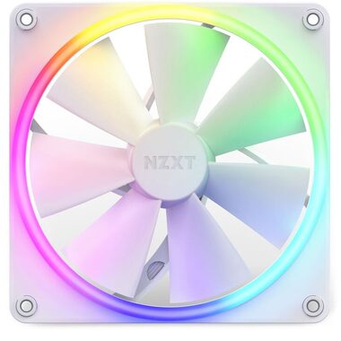 NZXT F140 RGB TWIN 2ks biela / 140mm / Fluid Dynamic Bearing / 1800 RPM / 89.48 CFM / 4-Pin PWM