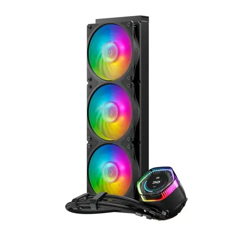 Cooler Master MasterLiquid 360 ION RGB / 3x 120mm / 30 dB @ 2400 RPM / AMD + Intel