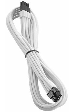 Rozbalené - CableMod PRO ModMesh C-Series 8-Pin PCIe kábel pre Corsair RMi & RMx & RM (600 mm) - biela / rozbalené