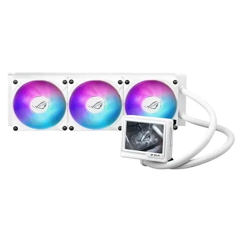 Asus ROG RYUJIN III 360 ARGB EXTREME biela / komplet vodného chladenia CPU + 3.5" LCD displej / 3x 120mm 
