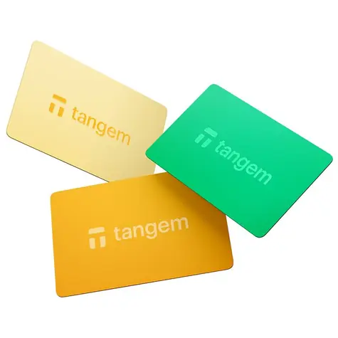 Tangem Wallet - 3 karty - Sun Drop / hardvérová peňaženka na kryptomeny