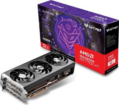 Rozbalené - Sapphire NITRO+ Radeon RX 7700 XT 12GB / 1900-2599 MHz / 12GB GDDR6 / 192-bit / 2x HDMI + 2x DP / (8+8) / rozbalené
