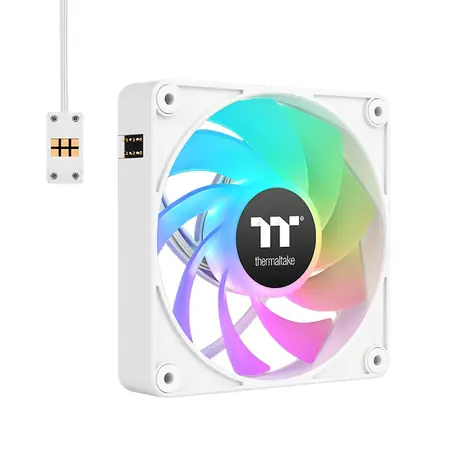 Thermaltake CT120 EX Reverse Sync PC Cooling Fan biela / Hydro-Dynamic Bearing / 120mm / 31.2dB @ 2000rpm / 4 pin / 3ks 